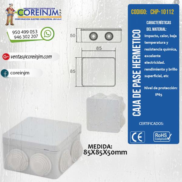 MATERIALES P/INSTALACIONES ELECT.INDUSTRIAL > CAJAS HERMETICAS | Corporacion Electro Industrial JM S.A.C COREINJM VENTA DE MATERIALES ELECTRICOS INDUSTRIALES,DOMESTICO Y NAVAL.